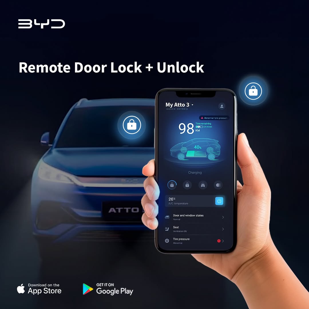 Ứng dụng BYD App và top 7 tính năng nổi bật nhất - BYD Gia Định GEC