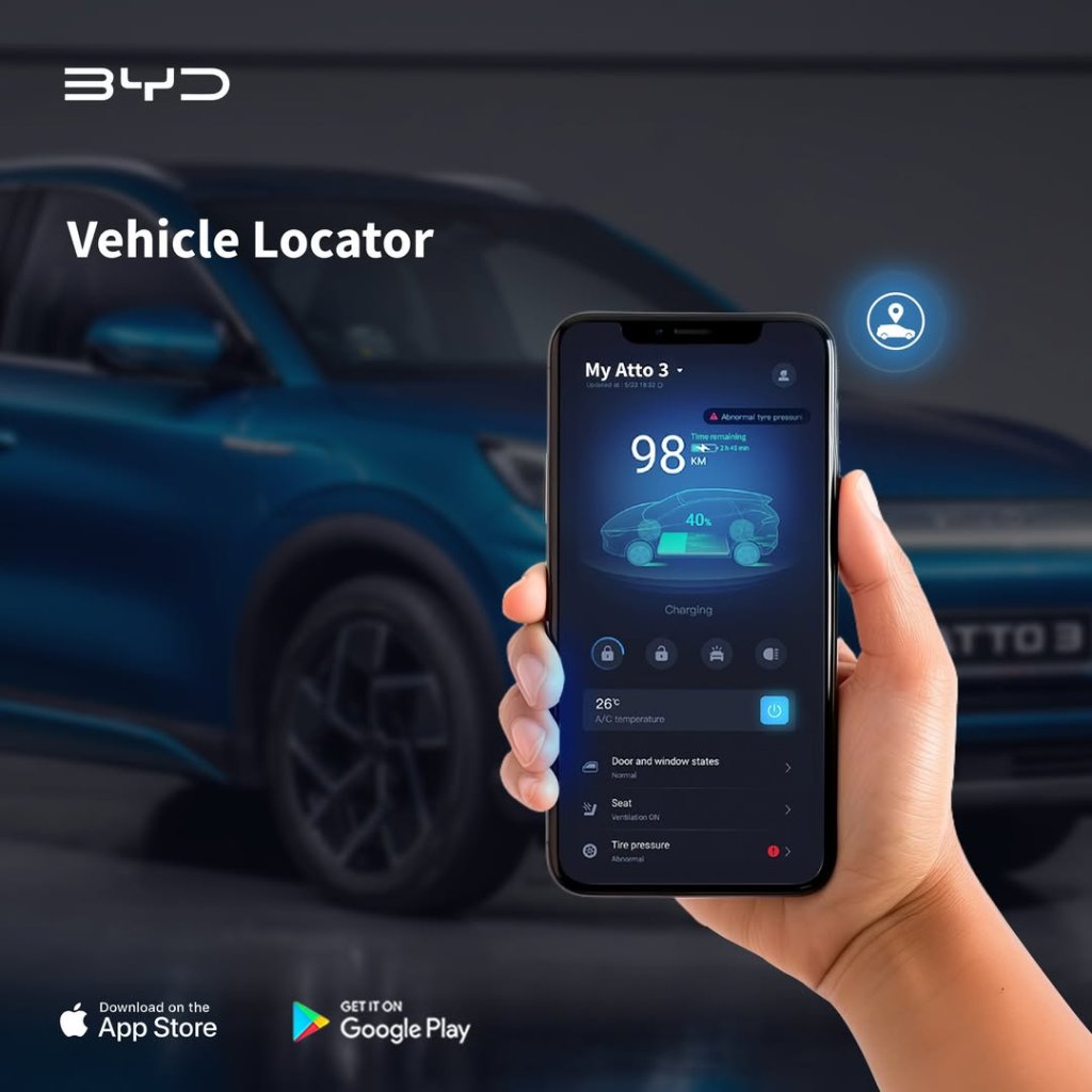 Ứng dụng BYD App và top 7 tính năng nổi bật nhất - BYD Gia Định GEC